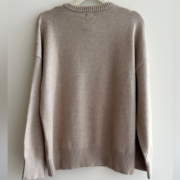 Cotton On Lux Crew Pullover, Bow Intarsia, Size Medium, NWT - Picture 15 of 16